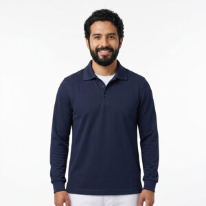 Camiseta polo manga larga