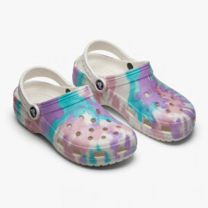 Classic Tie Dye Graphic Clog