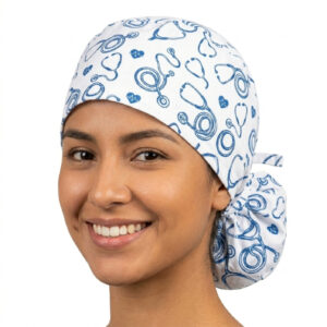 Gorro cabello largo estampado